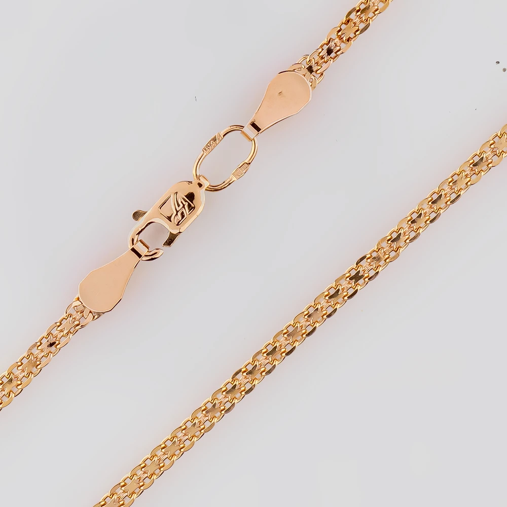 Цепь из красного золота 585 пробы