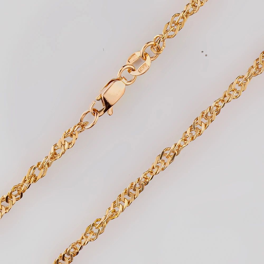 Цепь из красного золота 585 пробы