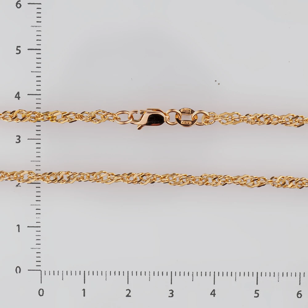 Цепь из красного золота 585 пробы