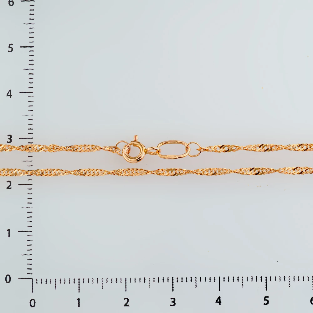 Цепь из красного золота 585 пробы