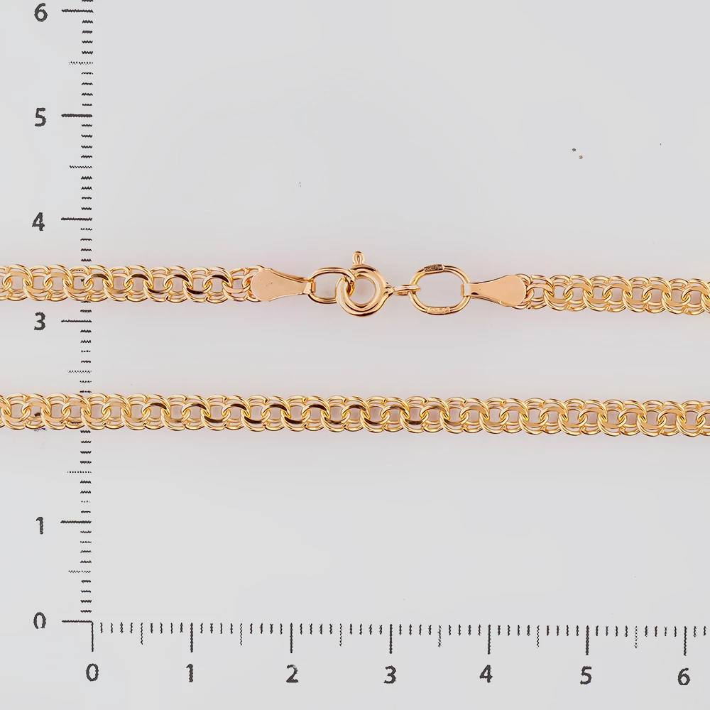 Цепь из красного золота 585 пробы