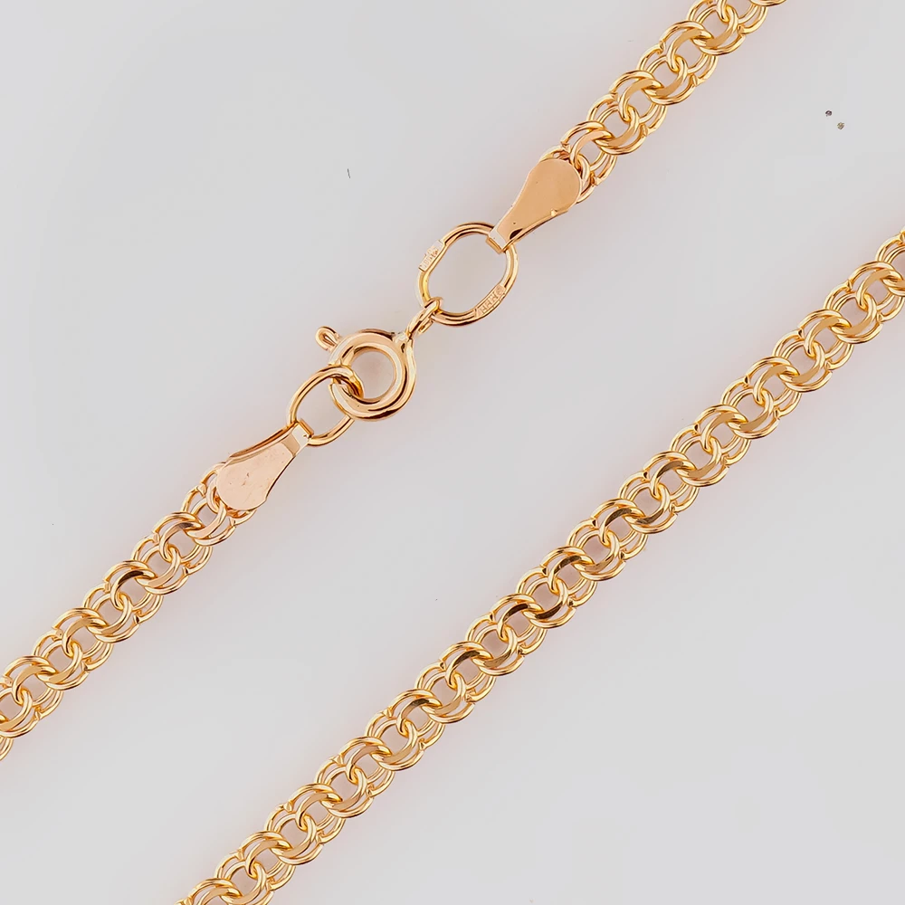 Цепь из красного золота 585 пробы