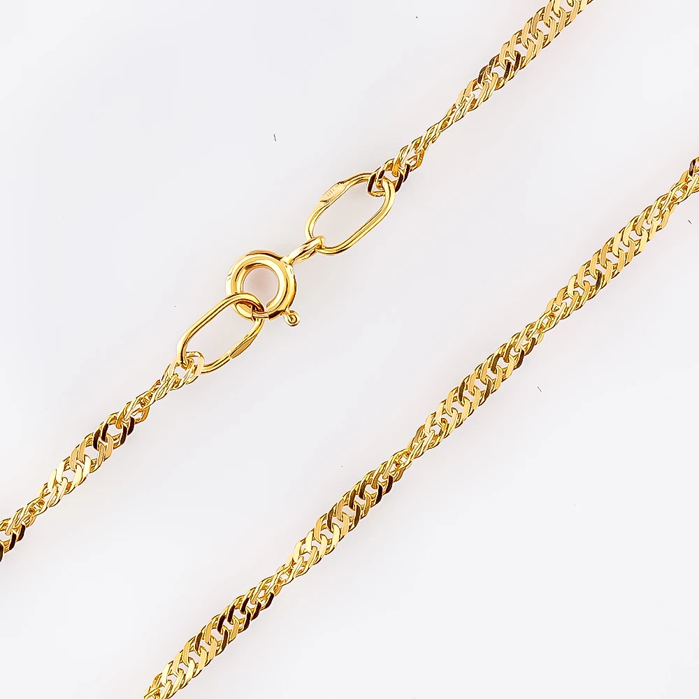 Цепь из желтого золота 585 пробы