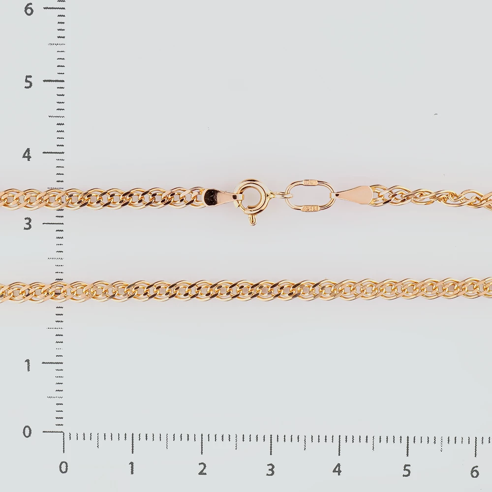 Цепь из красного золота 585 пробы