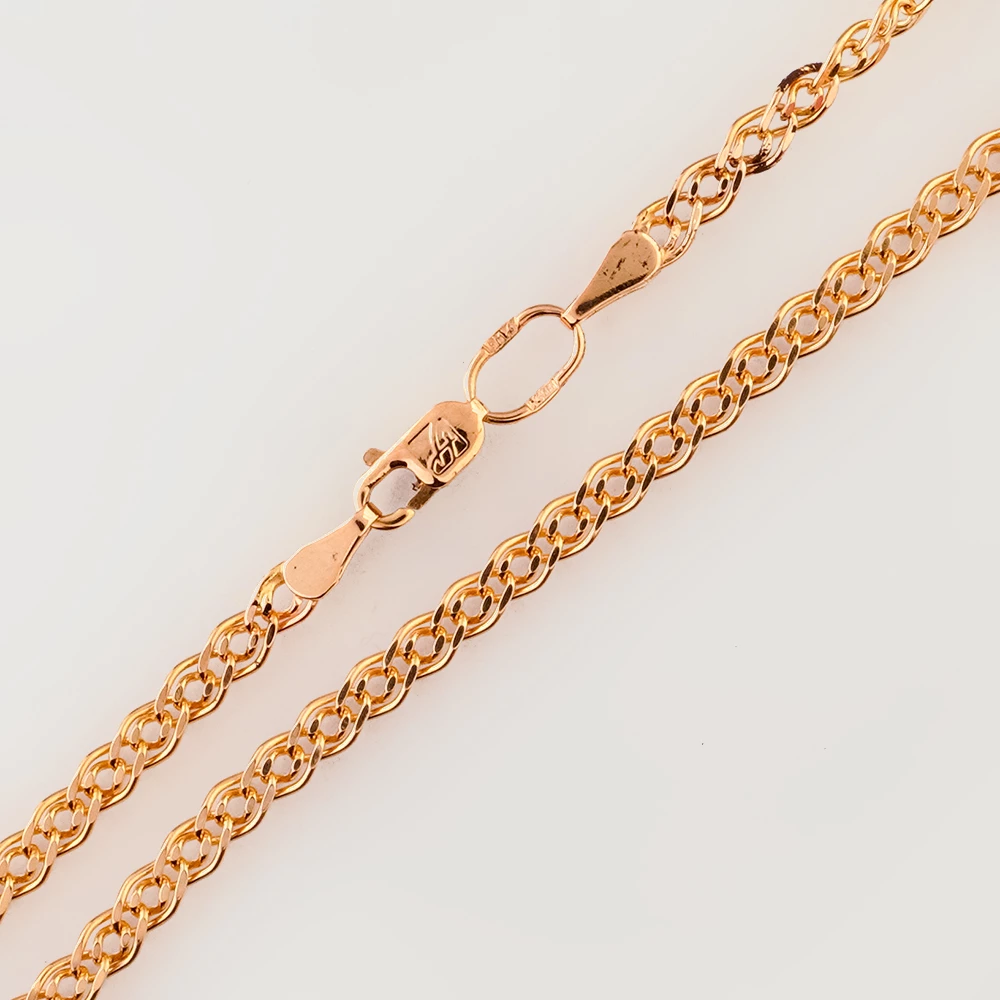 Цепь из красного золота 585 пробы