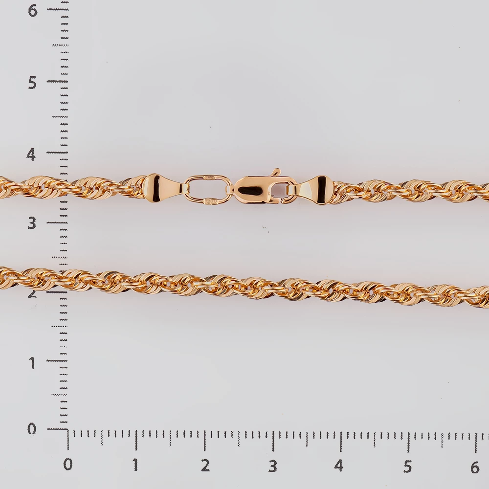 Цепь из красного золота 585 пробы