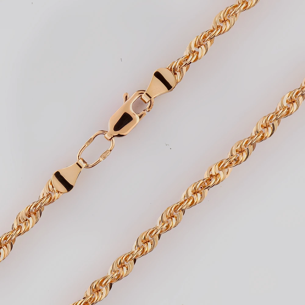 Цепь из красного золота 585 пробы