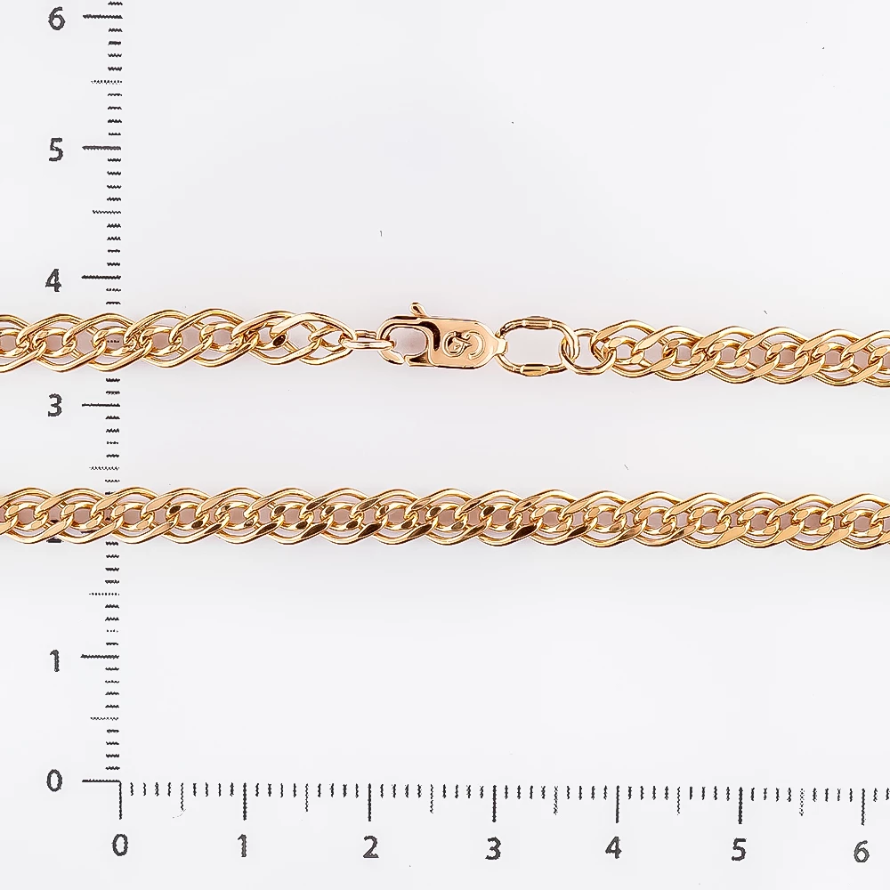 Цепь из красного золота 585 пробы