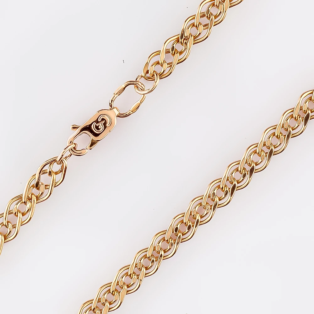 Цепь из красного золота 585 пробы