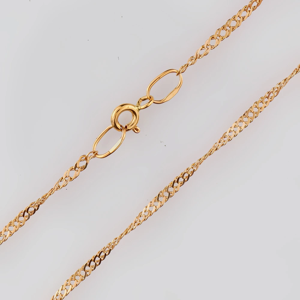 Цепь из красного золота 585 пробы