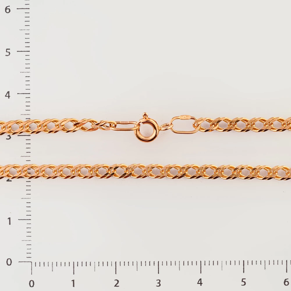 Цепь из красного золота 585 пробы