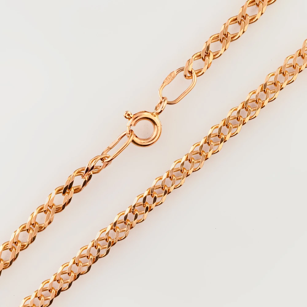 Цепь из красного золота 585 пробы