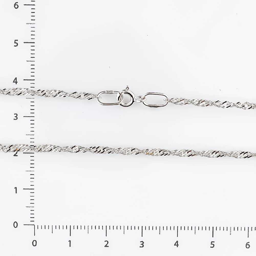 Цепь из белого золота 585 пробы