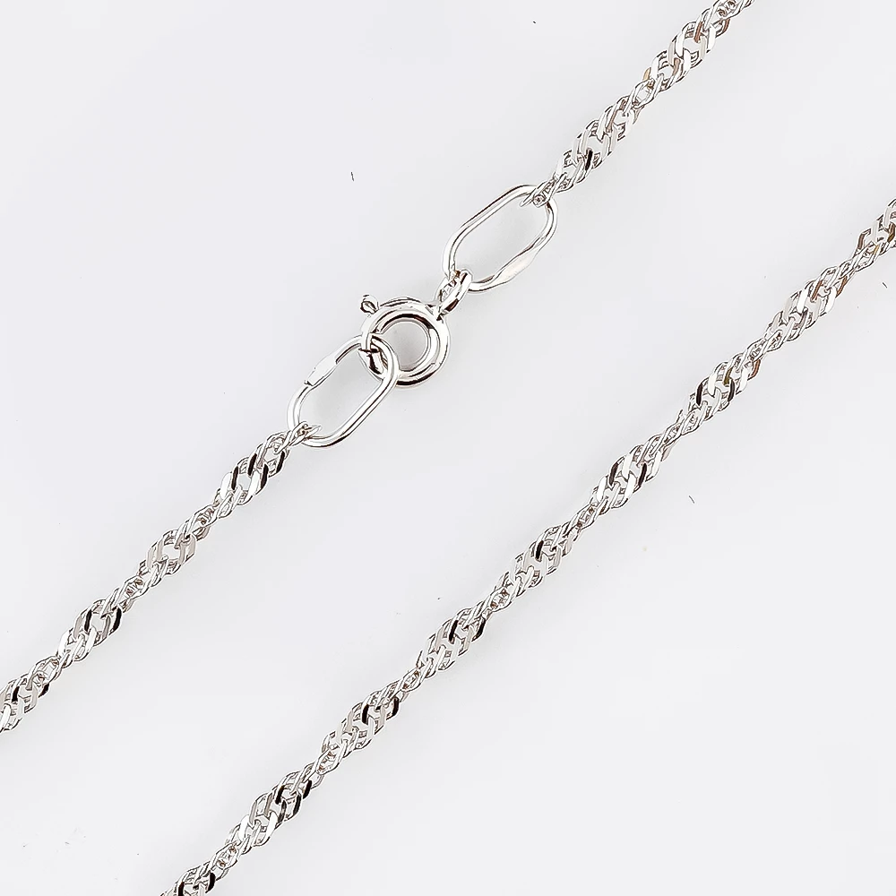 Цепь из белого золота 585 пробы