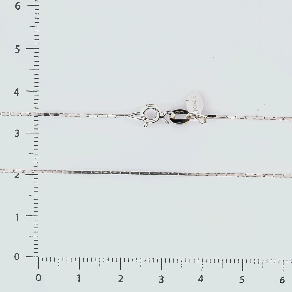 Цепь из белого золота 750 пробы