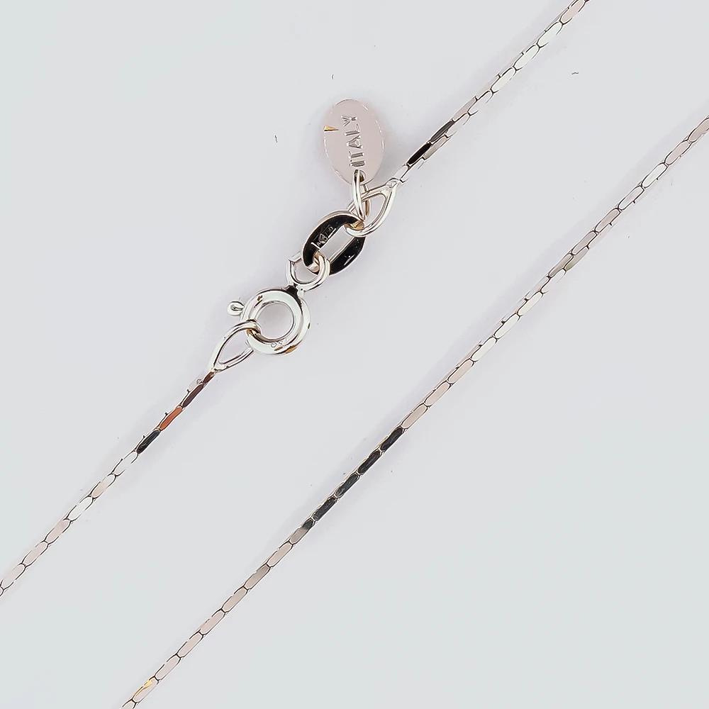 Цепь из белого золота 750 пробы