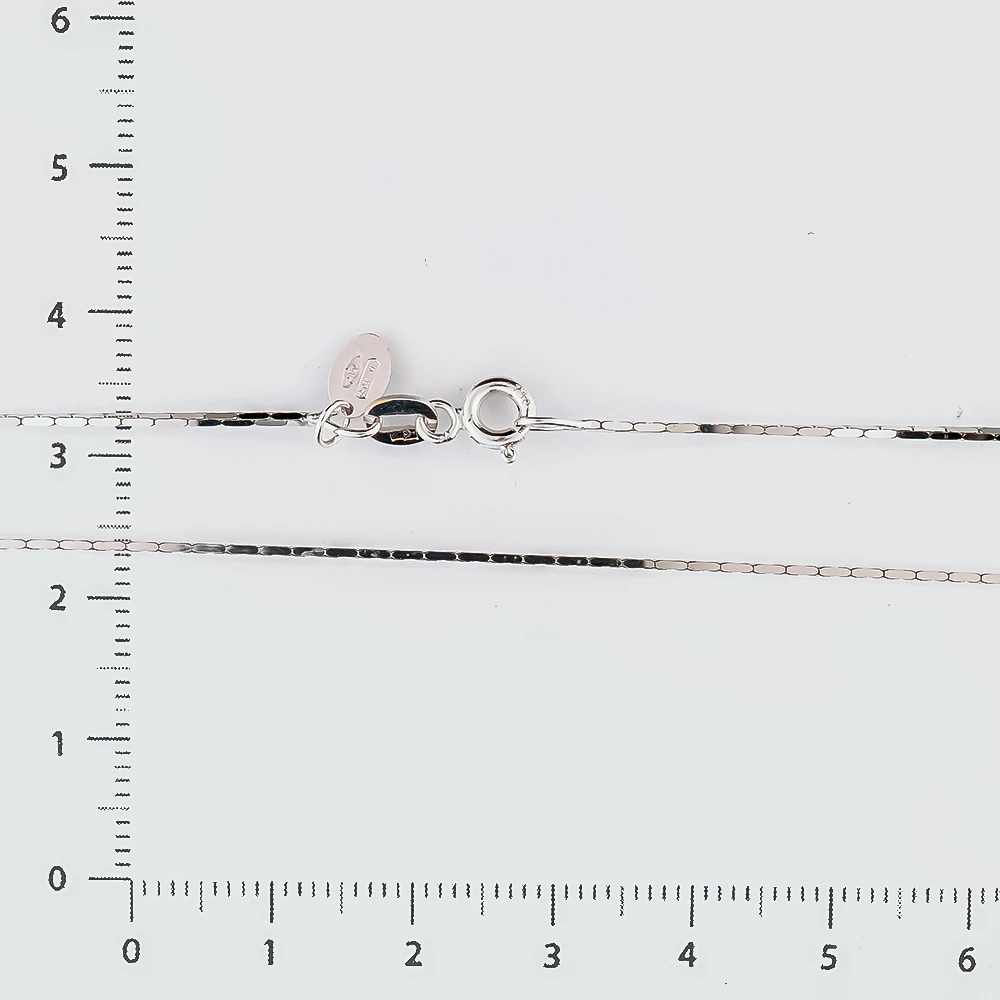 Цепь из белого золота 750 пробы