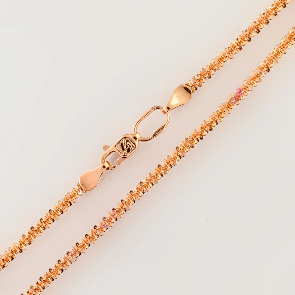 Цепь из красного золота 585 пробы