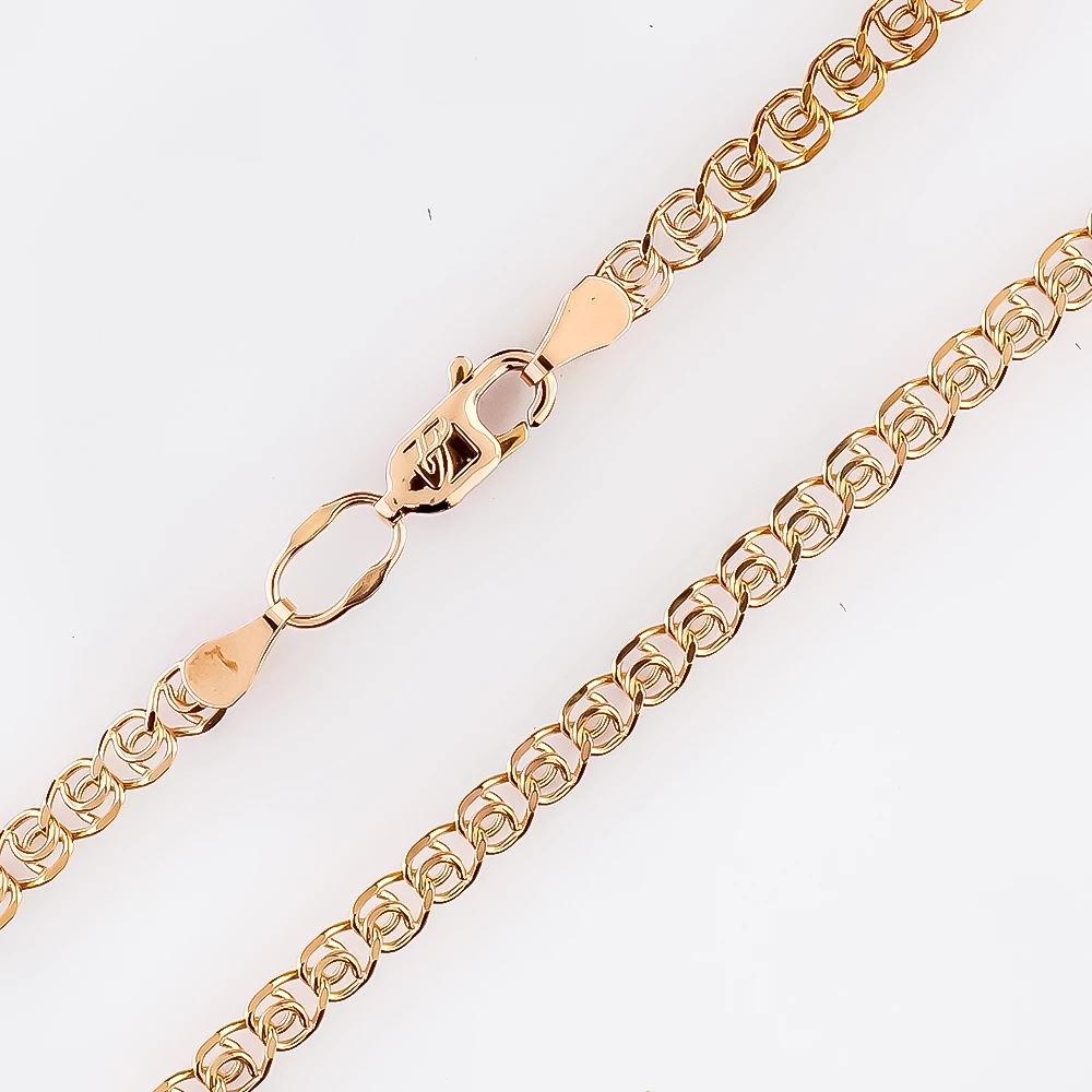 Цепь из красного золота 585 пробы