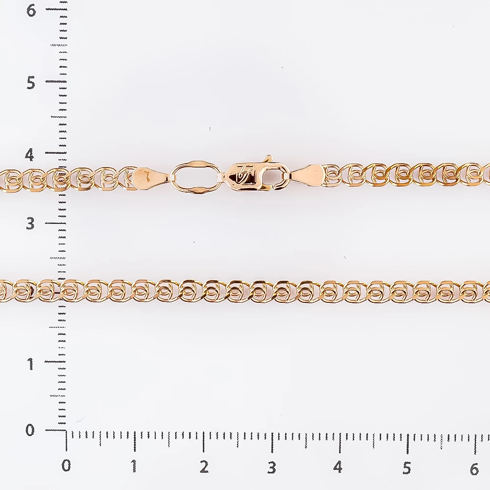 Цепь из красного золота 585 пробы