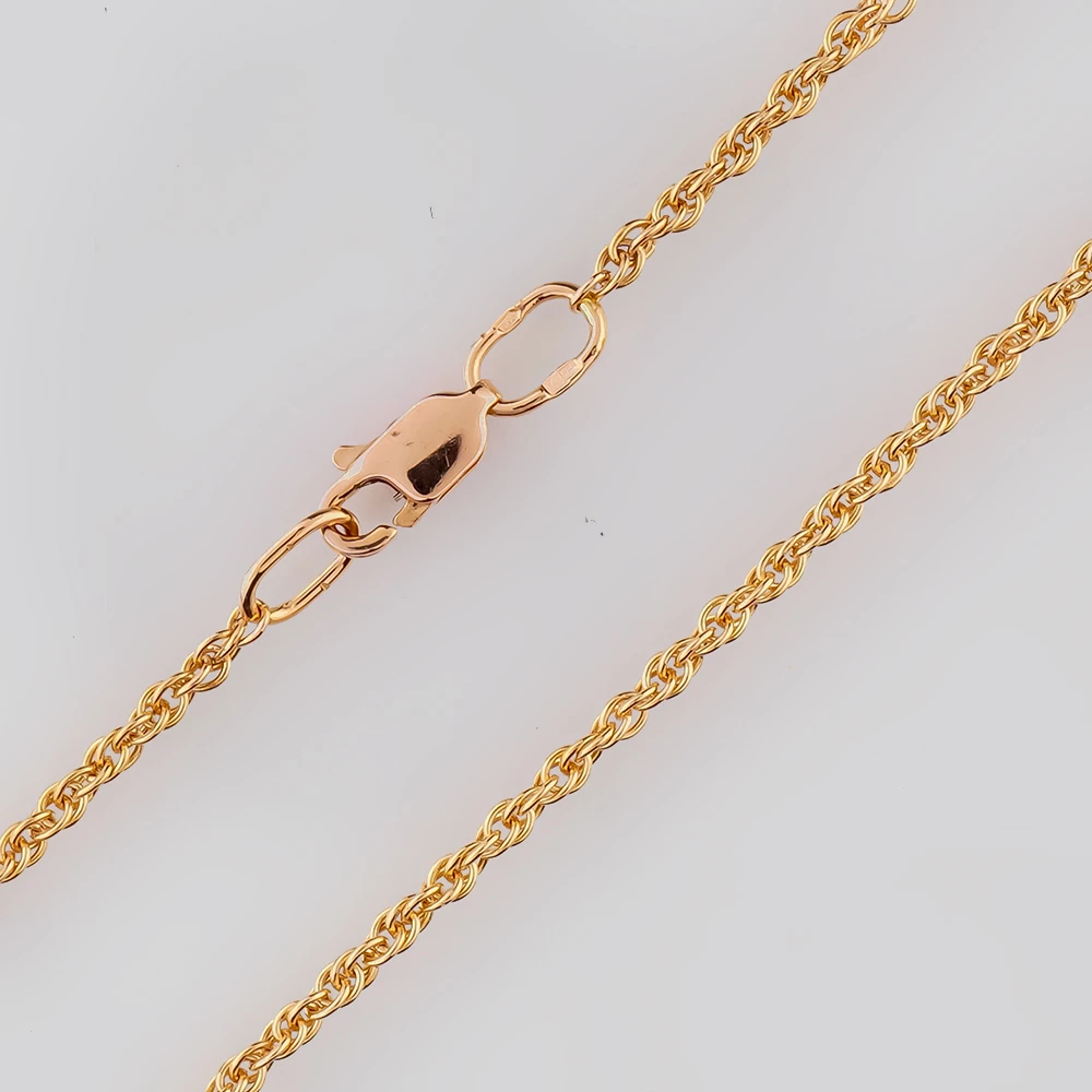 Цепь из красного золота 585 пробы