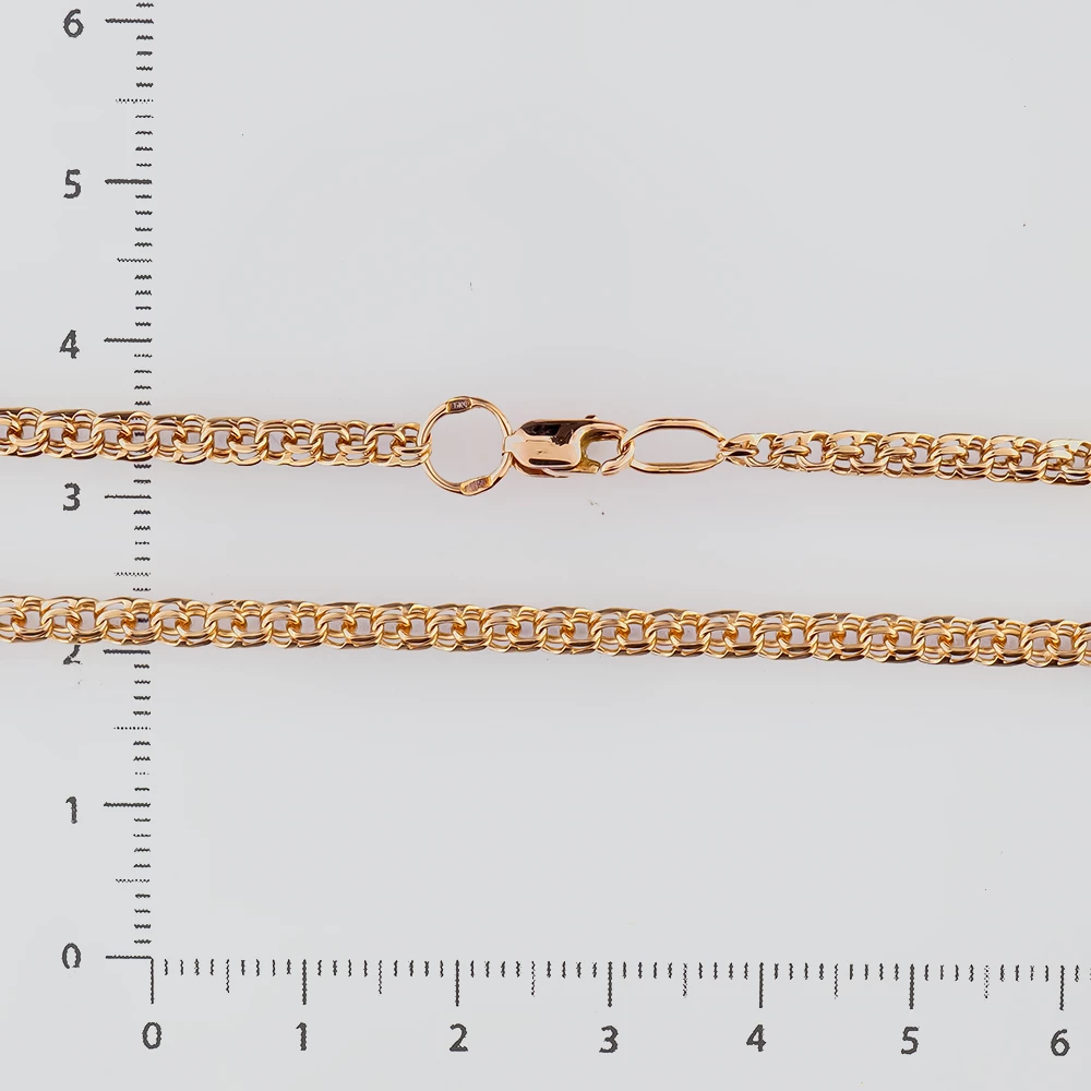 Цепь из красного золота 585 пробы