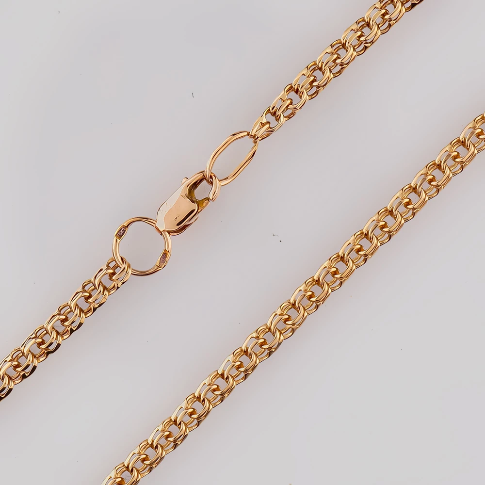 Цепь из красного золота 585 пробы