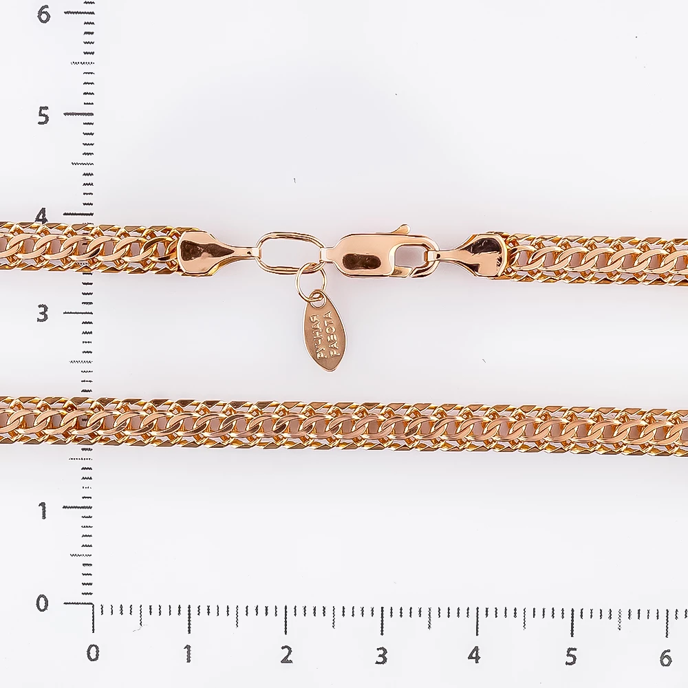 Цепь из красного золота 585 пробы