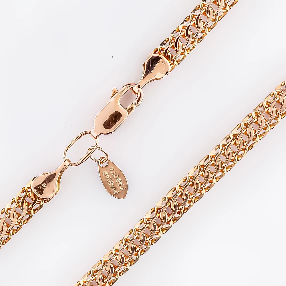 Цепь из красного золота 585 пробы