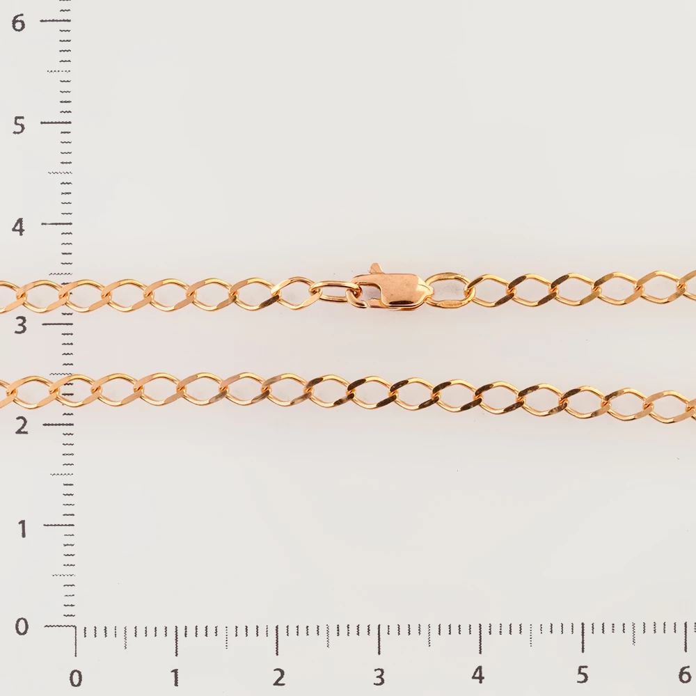 Цепь из красного золота 585 пробы