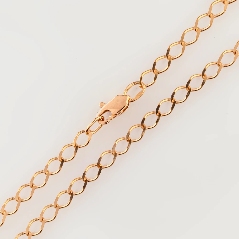 Цепь из красного золота 585 пробы