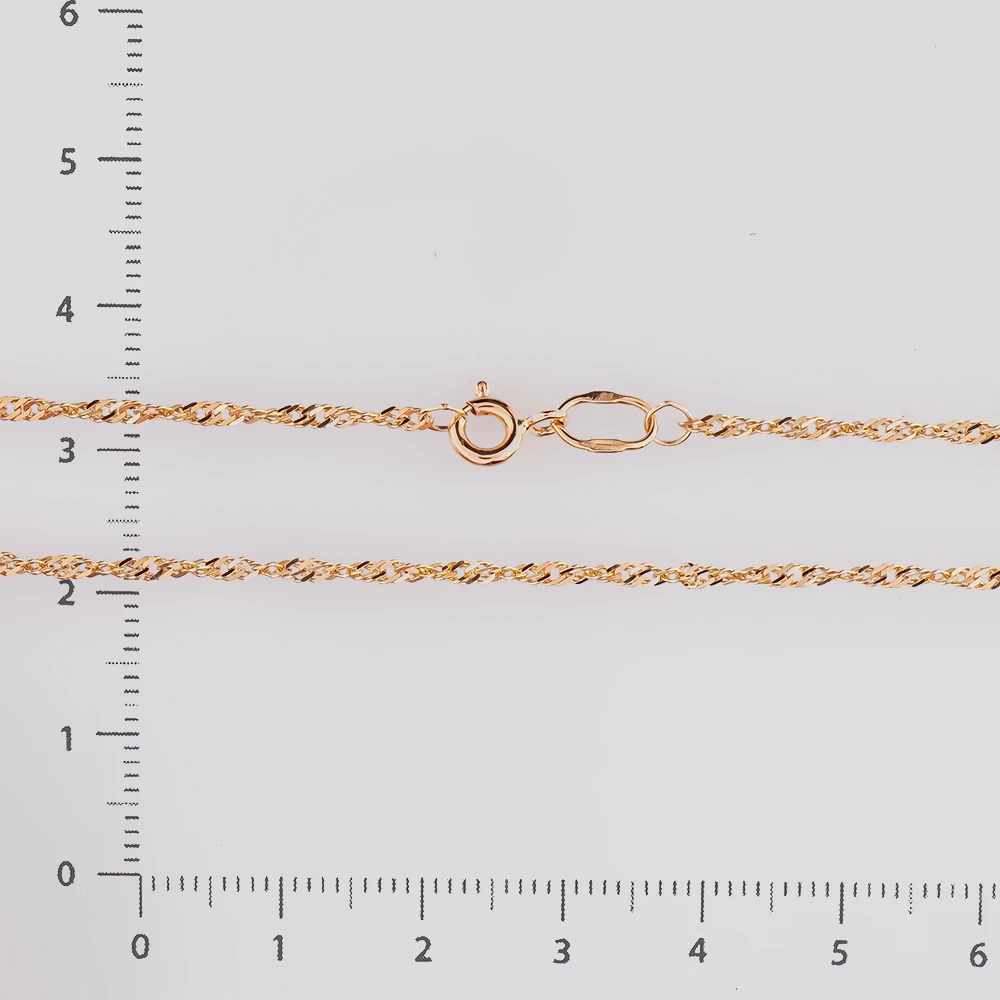 Цепь из красного золота 585 пробы