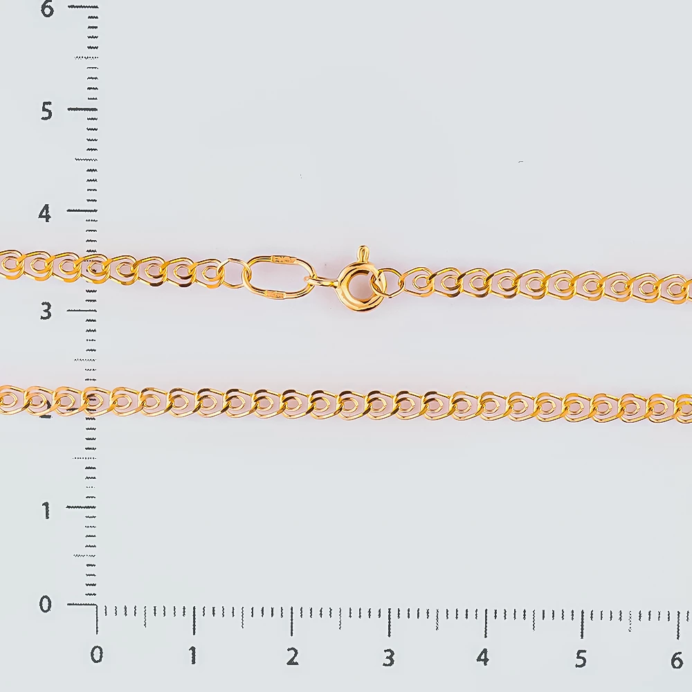 Цепь из красного золота 585 пробы