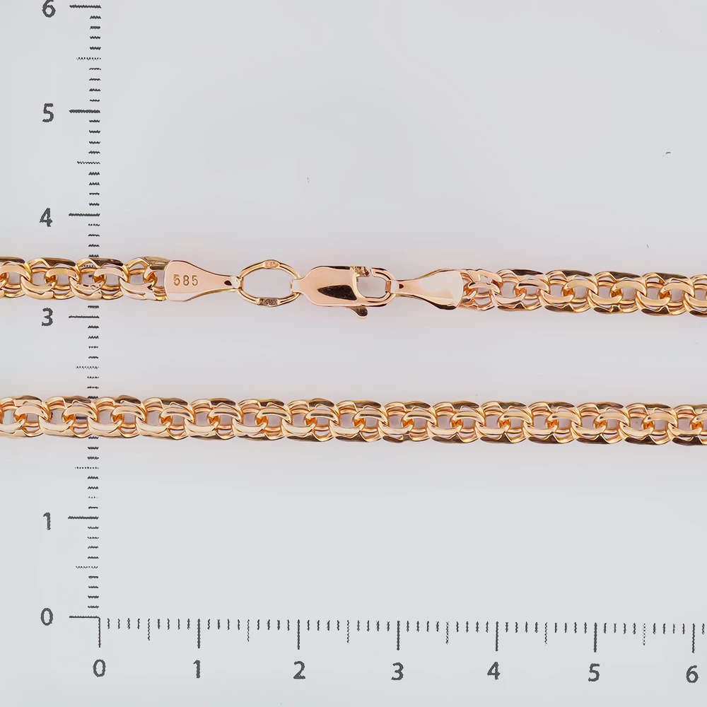 Цепь из красного золота 585 пробы