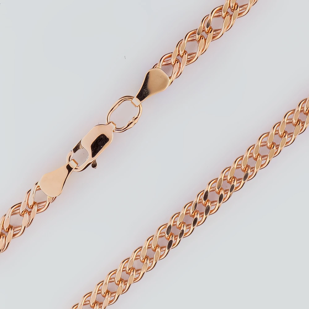 Цепь из красного золота 585 пробы