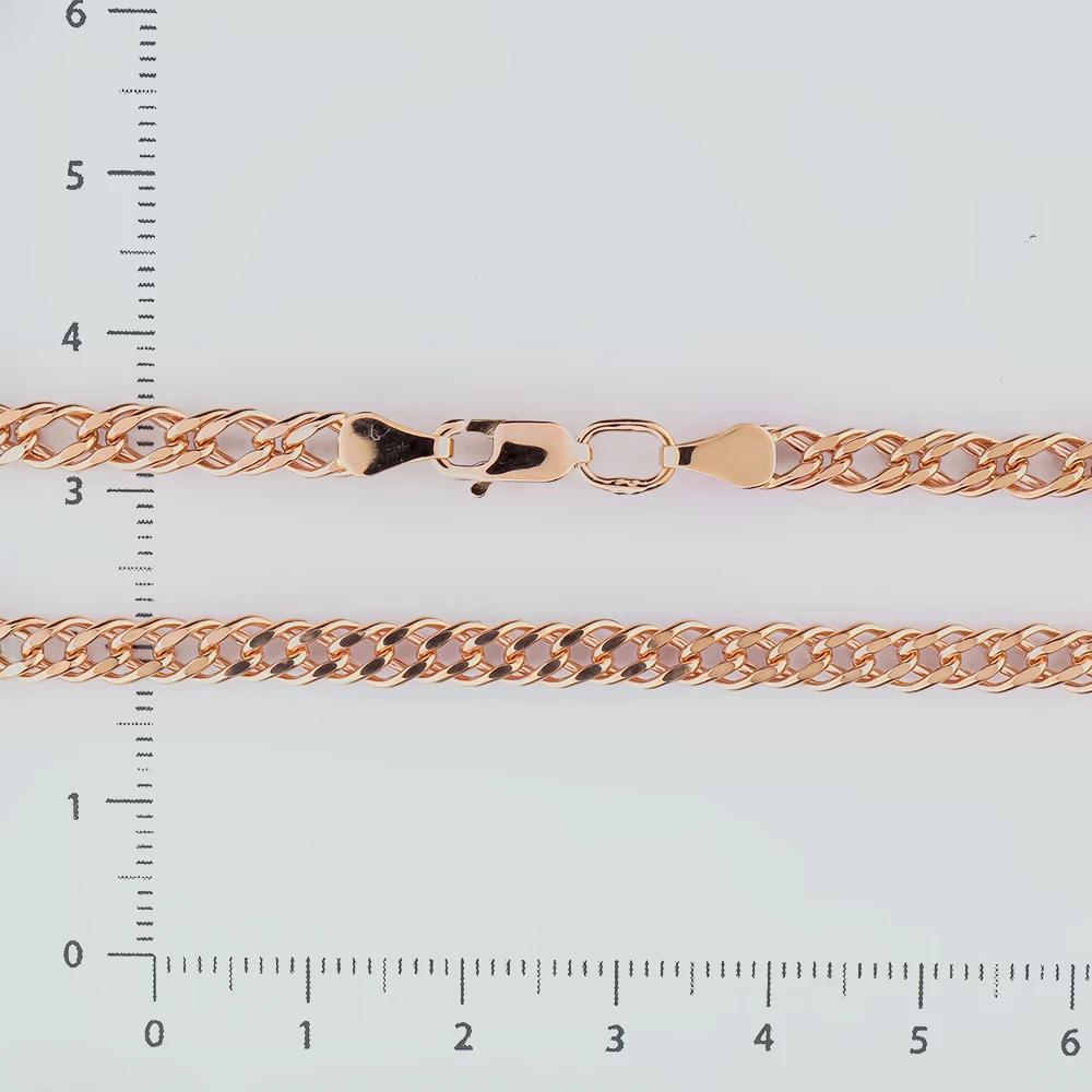 Цепь из красного золота 585 пробы