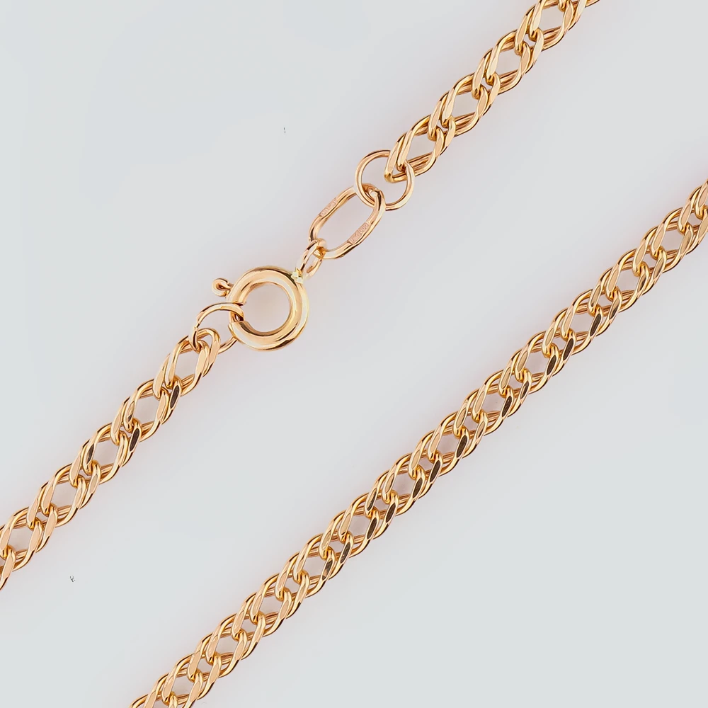 Цепь из красного золота 585 пробы