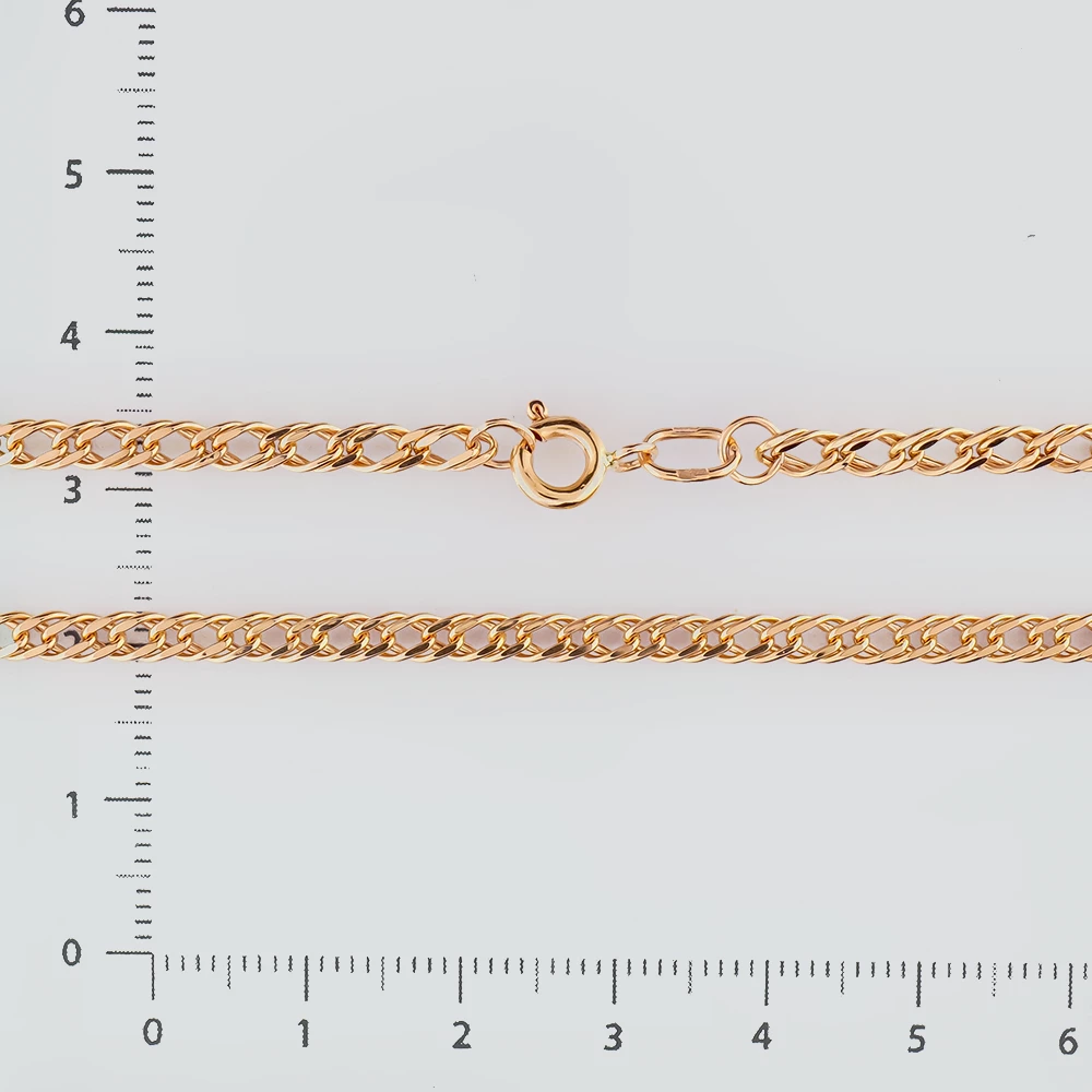 Цепь из красного золота 585 пробы