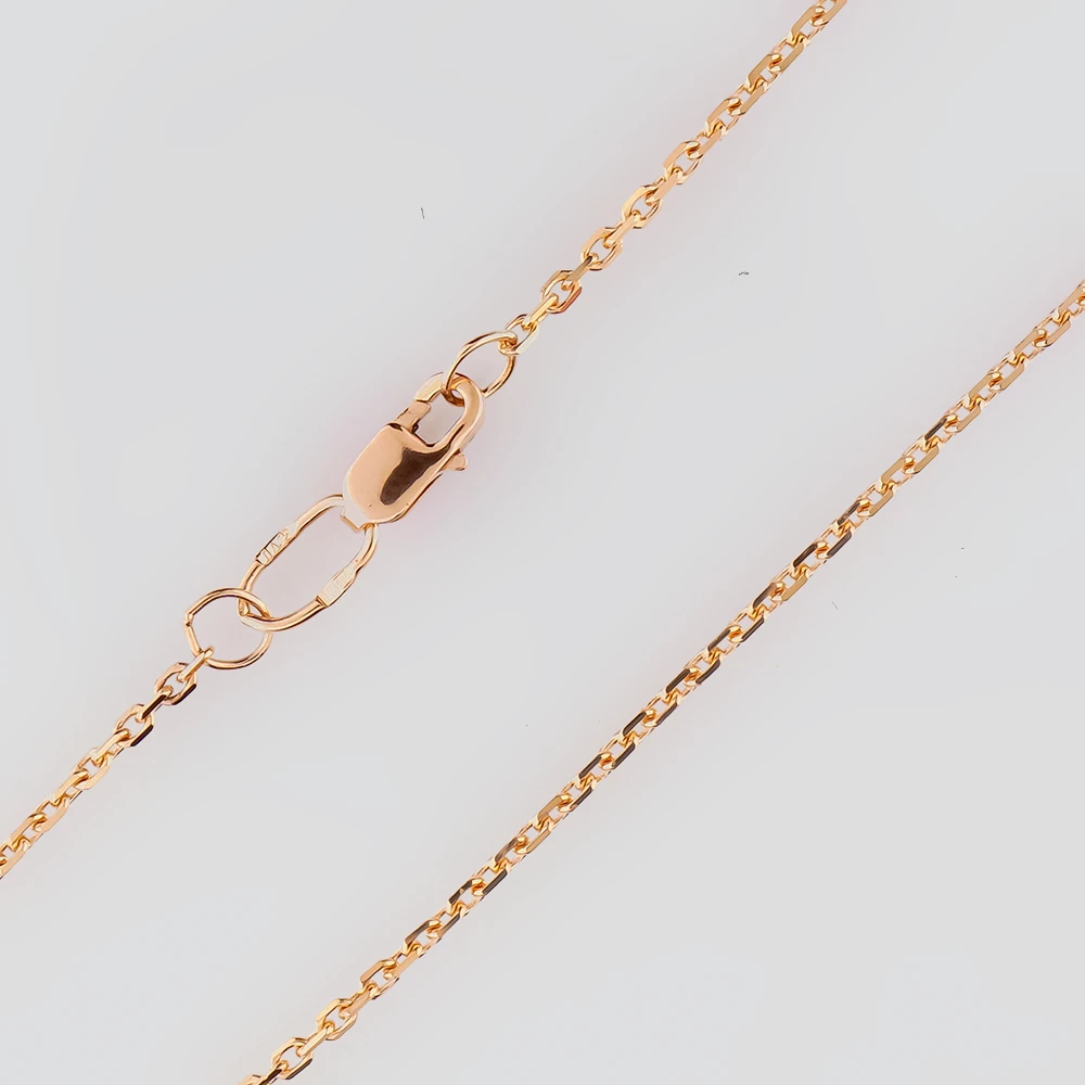 Цепь из красного золота 585 пробы