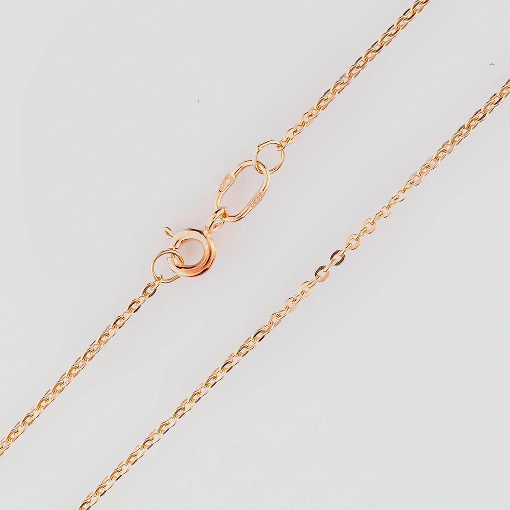 Цепь из красного золота 585 пробы