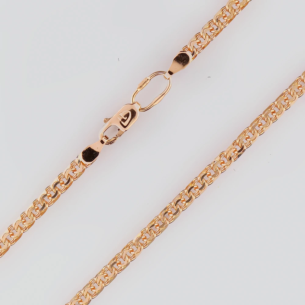 Цепь из красного золота 585 пробы