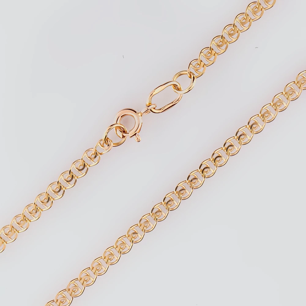 Цепь из красного золота 585 пробы