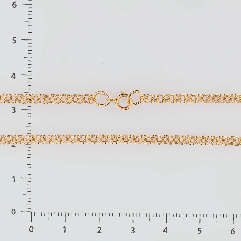 Цепь из красного золота 585 пробы