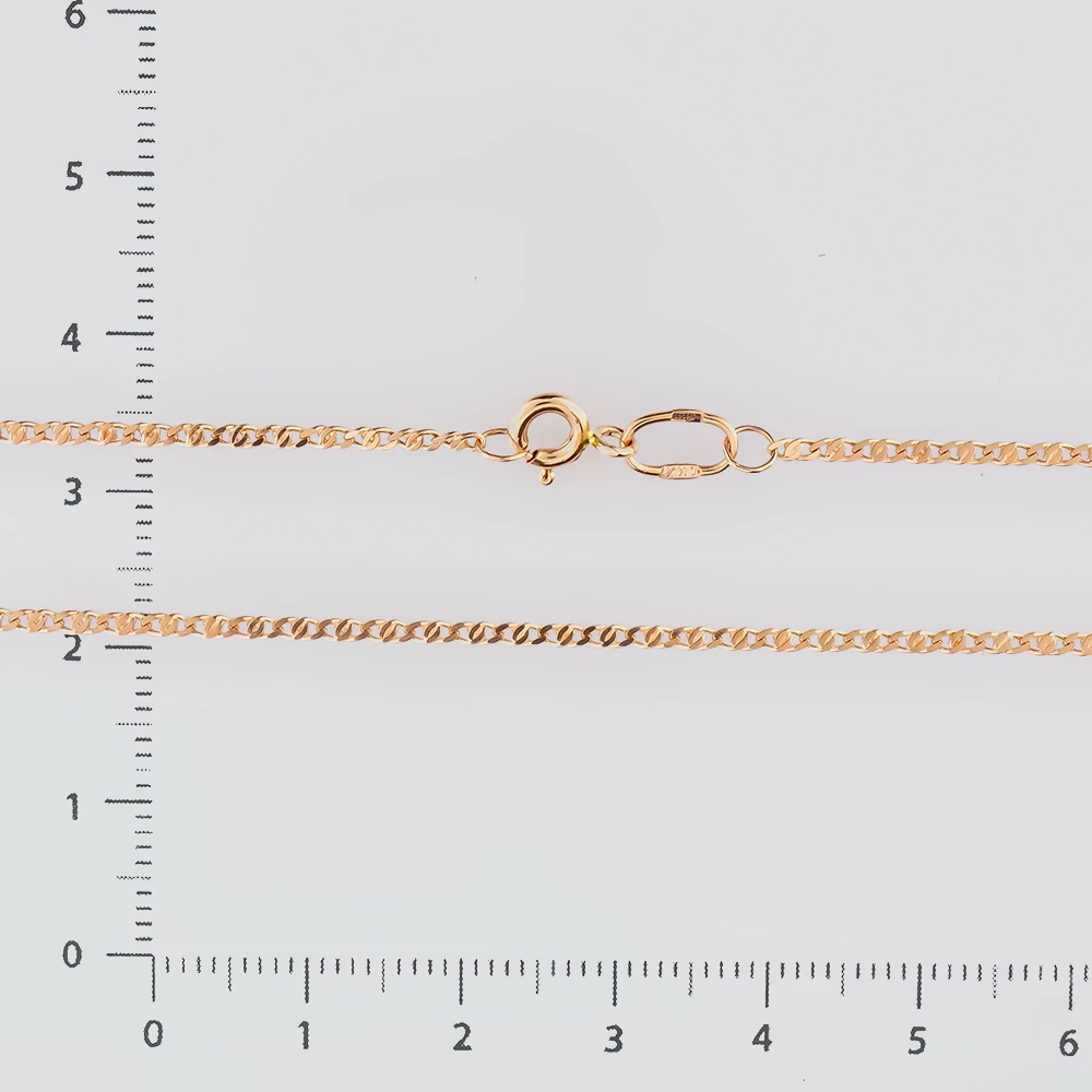 Цепь из красного золота 585 пробы