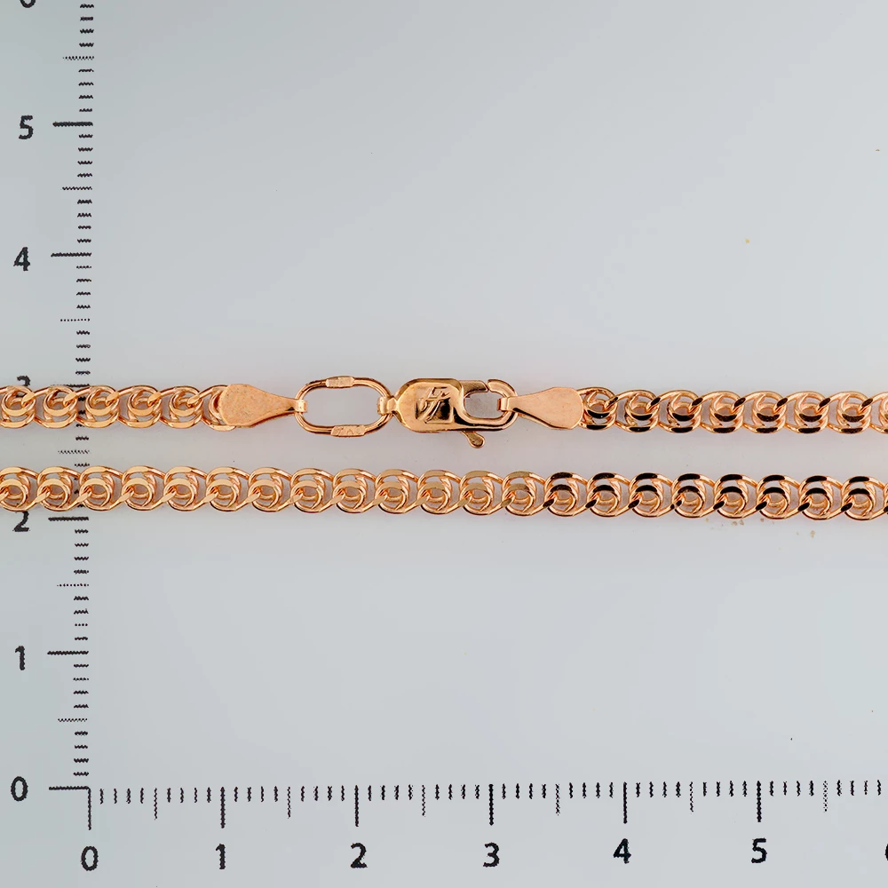 Цепь из красного золота 585 пробы