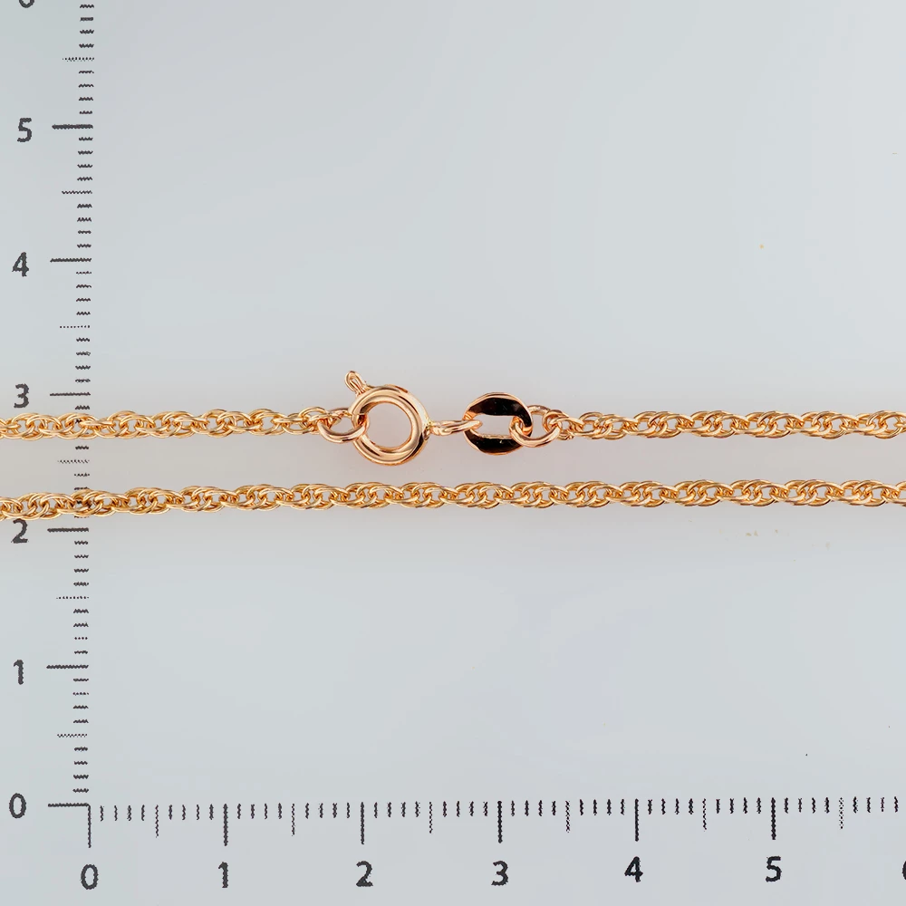 Цепь из красного золота 585 пробы