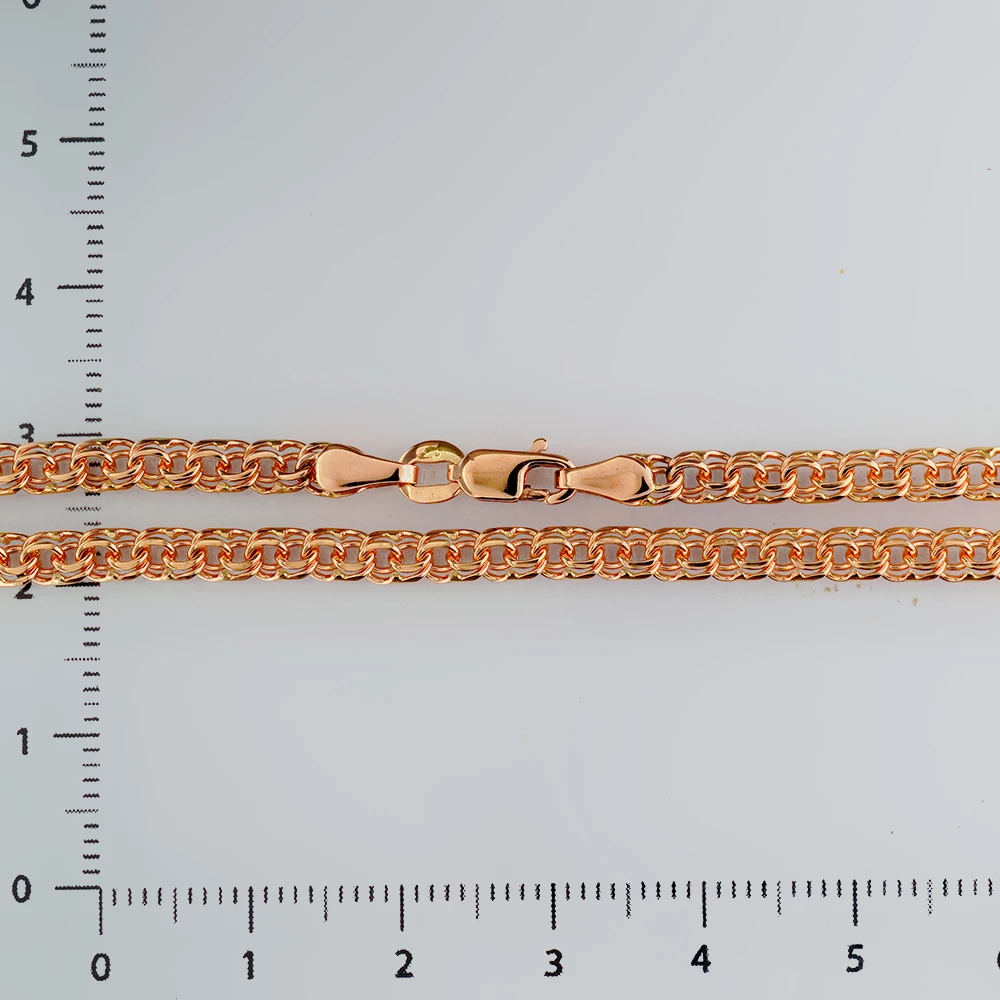 Цепь из красного золота 585 пробы
