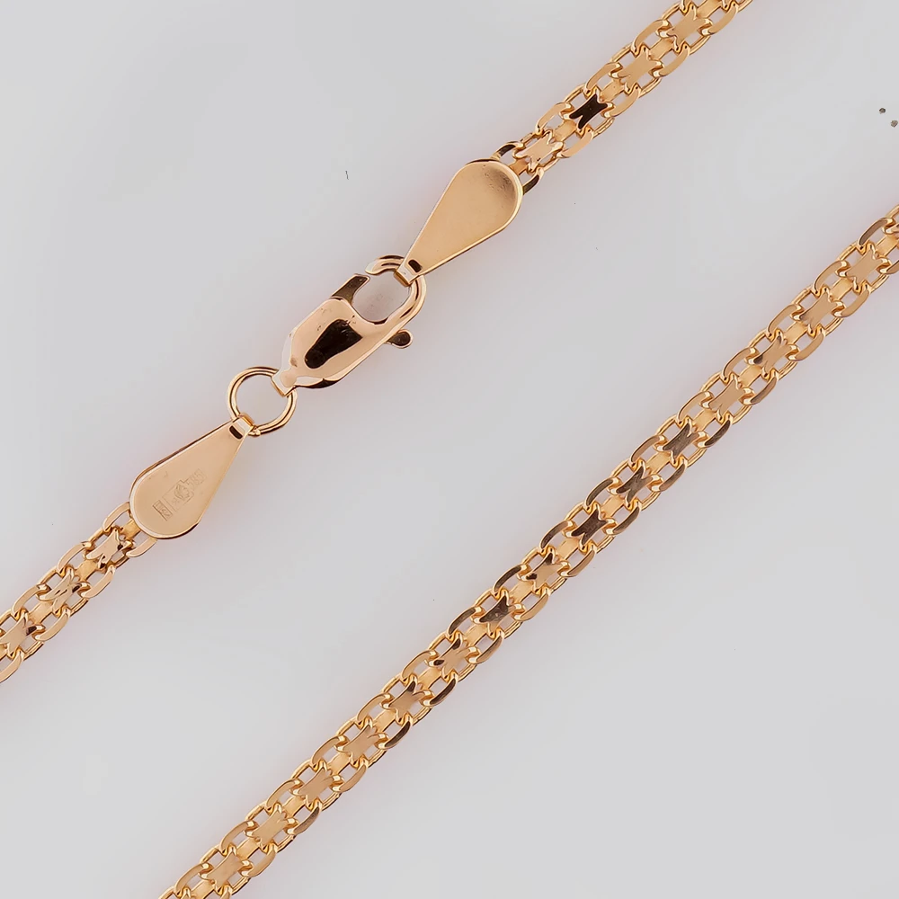 Цепь из красного золота 585 пробы