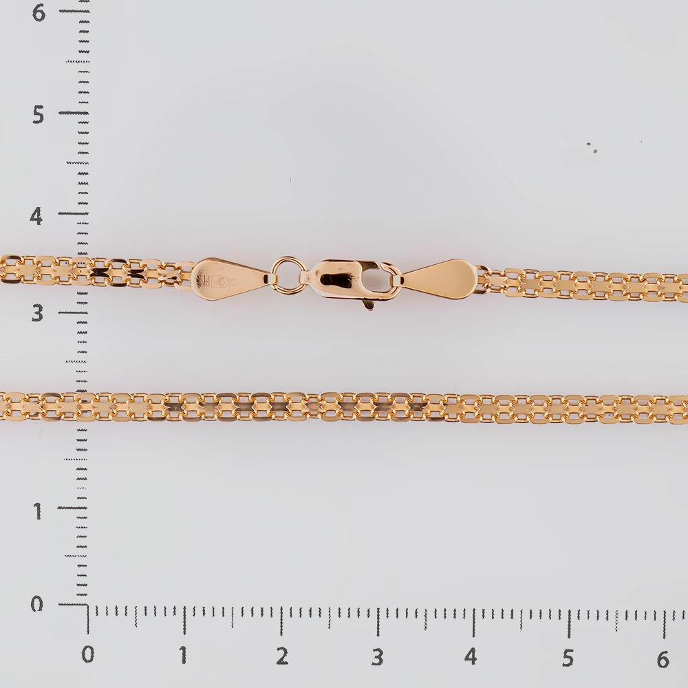 Цепь из красного золота 585 пробы