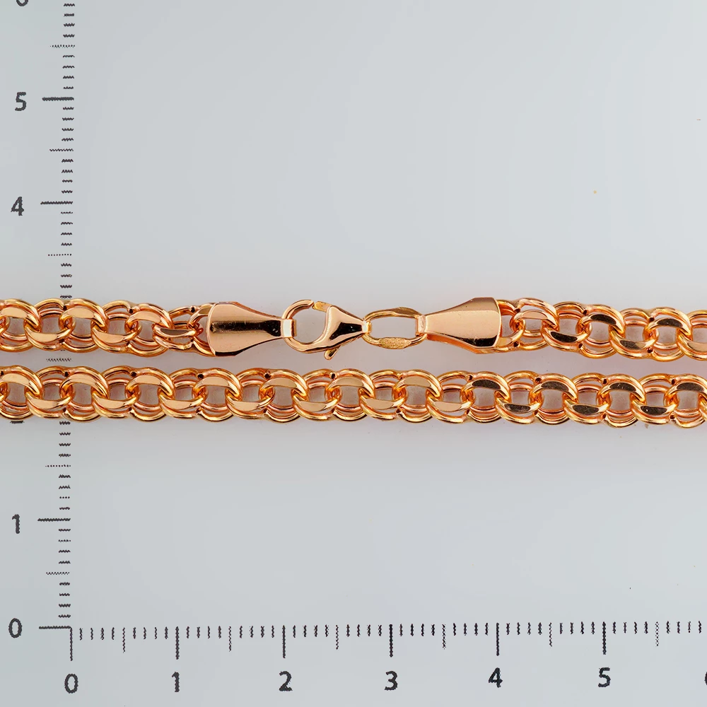 Цепь из красного золота 585 пробы